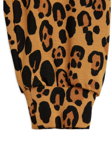 ★BASIC★mini rodini ミニロディーニ Basic LEOPARD trousers TENCEL™ beige