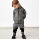 ★40%0FF★PAPU パプ ZIP HOODIE KID MELANGE GREY 20165