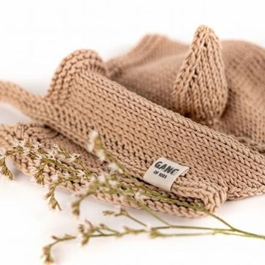 Gang of Kids ギャングオブキッズ Fairy Hat Organic Cotton Taupe