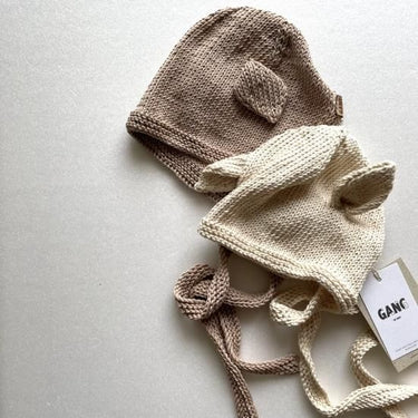 Gang of Kids ギャングオブキッズ Fairy Hat Organic Cotton Taupe