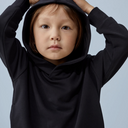 ★40%0FF★PAPU パプ PIVOT HOODIE SOLID KID BLACK 20529