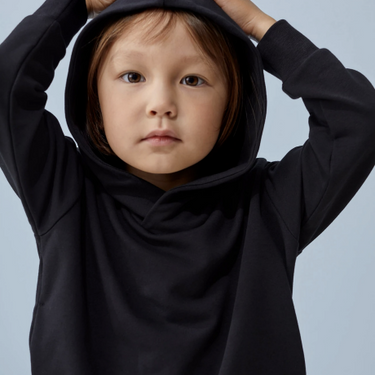 ★40%0FF★PAPU パプ PIVOT HOODIE SOLID KID BLACK 20529