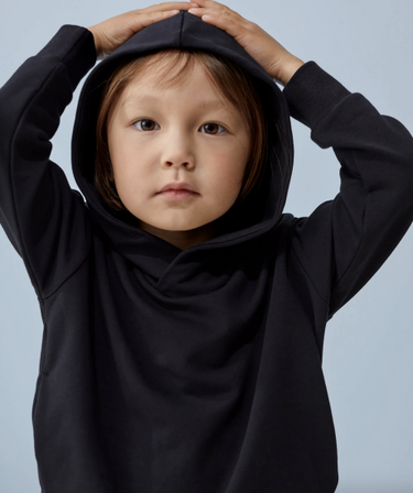 ★40%0FF★PAPU パプ PIVOT HOODIE SOLID KID BLACK 20529
