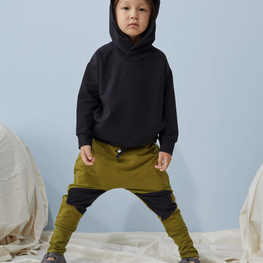 ★40%0FF★PAPU パプ PIVOT HOODIE SOLID KID BLACK 20529