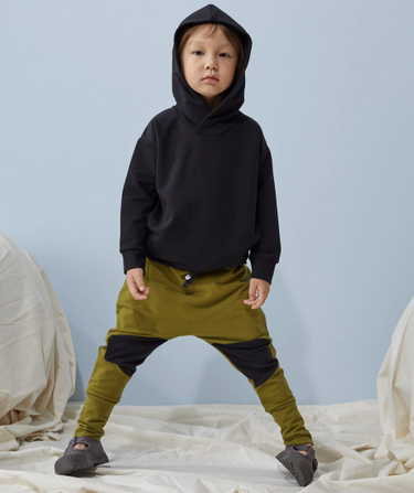★40%0FF★PAPU パプ PIVOT HOODIE SOLID KID BLACK 20529