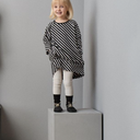 ★40%OFF★PAPU パプ STRIPE TUNIC KID BLACK SAND 20163