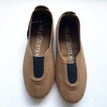 La Cadena ラカデナ GIMNASIA PANEL COLOR SLIP ON MILITAR(8322) kids パネルスリッポンBROWNKHAKI×BLACK 55210/557 2