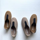 La Cadena ラカデナ GIMNASIA PANEL COLOR SLIP ON MILITAR(8322) kids パネルスリッポンBROWNKHAKI×BLACK 55210/557 2