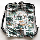THE PARK SHOP ザ パークショップ nowartt×THE PARK SHOP "KNAPSACK" gray TPS-513