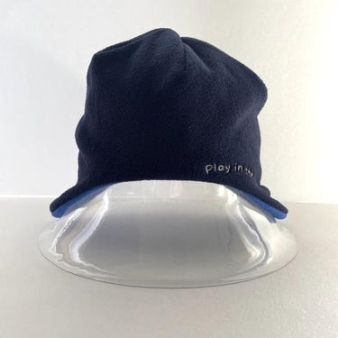 THE PARK SHOP ザ パークショップ FLEECE REVERSIBLE BEANIE KIDS navy TPS-492
