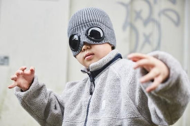 THE PARK SHOP ザ パークショップ GOGGLE PARK BEANIE KIDS gray TPS-494
