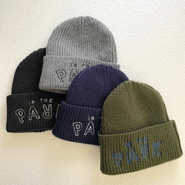 THE PARK SHOP ザ パークショップ GOGGLE PARK BEANIE KIDS gray TPS-494
