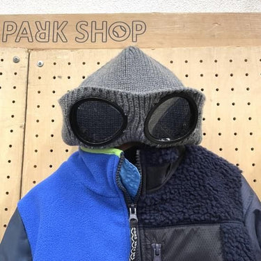 THE PARK SHOP ザ パークショップ GOGGLE PARK BEANIE KIDS gray TPS-494
