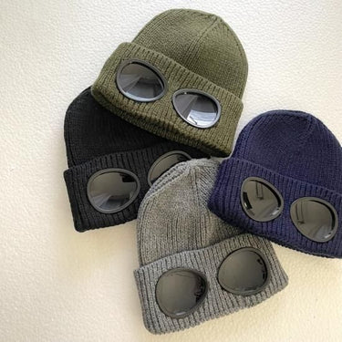 THE PARK SHOP ザ パークショップ GOGGLE PARK BEANIE KIDS black TPS-494
