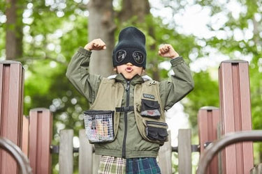 THE PARK SHOP ザ パークショップ GOGGLE PARK BEANIE KIDS black TPS-494
