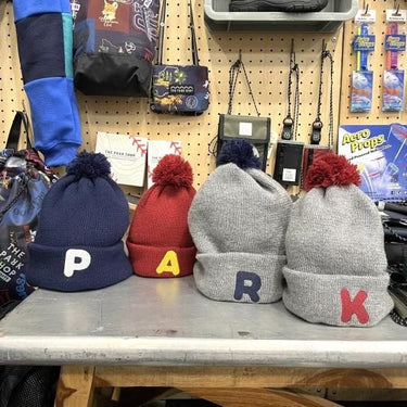 ★30%OFF★THE PARK SHOP ザ パークショップ KNIT COLLEGE 2WAYBEANIE KIDS navy TPS-536

