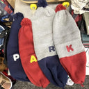 ★30%OFF★THE PARK SHOP ザ パークショップ KNIT COLLEGE 2WAYBEANIE KIDS wine TPS-536
