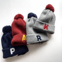 ★30%OFF★THE PARK SHOP ザ パークショップ KNIT COLLEGE 2WAYBEANIE KIDS navymulti TPS-536
