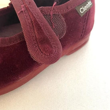 ★入荷済み★CIENTA シエンタ ベルクロワンストラップシューズ★burdeos / velour ボルドーベロア 500075