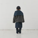 MOUN TEN. マウンテン leaf camo x boa sailor hoodie navy 22W-MB26-1217