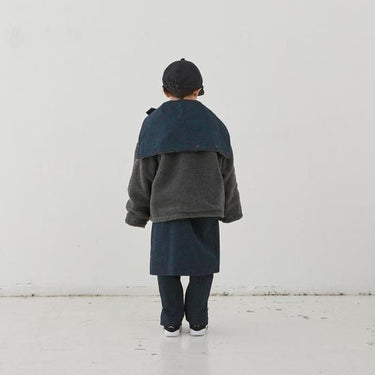 MOUN TEN. マウンテン leaf camo x boa sailor hoodie navy 22W-MB26-1217