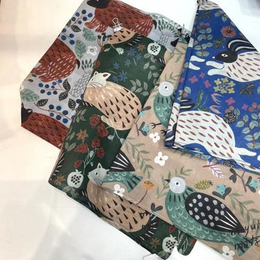 松尾ミユキ Handkerchief Brown Bear ハンカチーフ MM1048