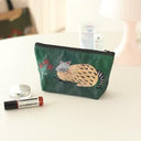 松尾ミユキ Pouch Green Bird ポーチ MM1017