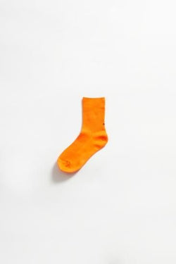 EAST END HIGHLANDERS イーストエンドハイランダーズ SOX-001 ALL SET? Socks Neon Orange 4355-1175-1