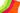 EAST END HIGHLANDERS イーストエンドハイランダーズ SOX-001 ALL SET? Socks Neon Orange 4355-1175-1