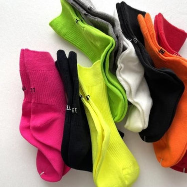 EAST END HIGHLANDERS イーストエンドハイランダーズ SOX-001 ALL SET? Socks Neon Pink 4355-1176-1