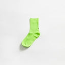 EAST END HIGHLANDERS イーストエンドハイランダーズ SOX-001 ALL SET? Socks Neon Green 4355-1177-1