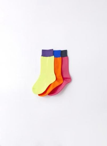 EAST END HIGHLANDERS イーストエンドハイランダーズ SOX-007 Navy/Neon Pink 4355-1203-1