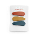 Grech＆Co. グレッチアンドコー Matte Snap Set of 3 Crimson, Tuscany, Desert Teal 150 #426230091
