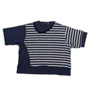 ★70%OFF★2023SS★nunuforme ヌヌフォルム VネックレイヤードT Charcoal 26-nf19-914-506