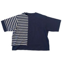 ★70%OFF★2023SS★nunuforme ヌヌフォルム VネックレイヤードT Charcoal 26-nf19-914-506