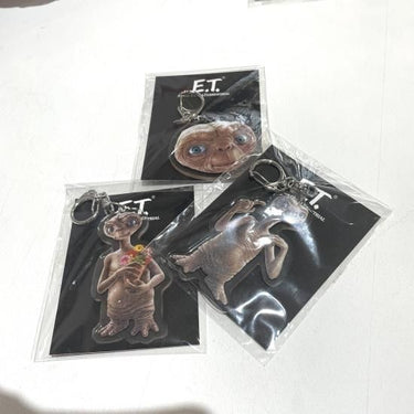 E.T. Key chain Big Face キーチェーン UV017