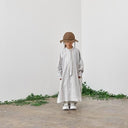★40%OFF★2023SS★MOUN TEN. マウンテン organic stripe dress greige 23S-MO14-1326