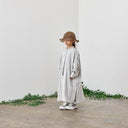★40%OFF★2023SS★MOUN TEN. マウンテン organic stripe dress greige 23S-MO14-1326
