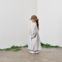 ★40%OFF★2023SS★MOUN TEN. マウンテン organic stripe dress greige 23S-MO14-1326