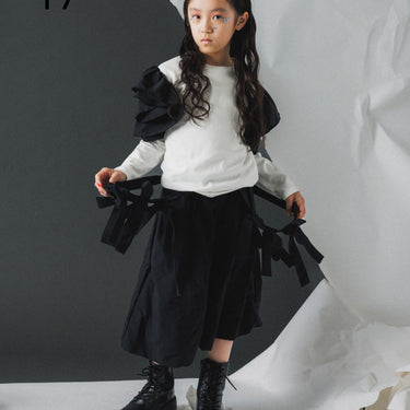 ★入荷済み★2026AW★nunuforme ヌヌフォルム フリルスリーブT OffWhite 17-nf26-846-501