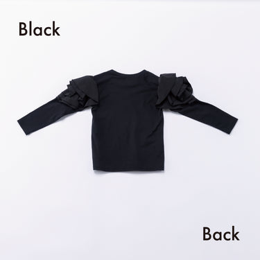 ★入荷済み★2026AW★nunuforme ヌヌフォルム フリルスリーブT Black 17-nf26-846-501