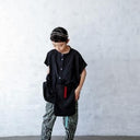 ★40%OFF★2023SS★michirico ミチリコ Big pocket belt ブラック MR23SS-33(kids/womens)