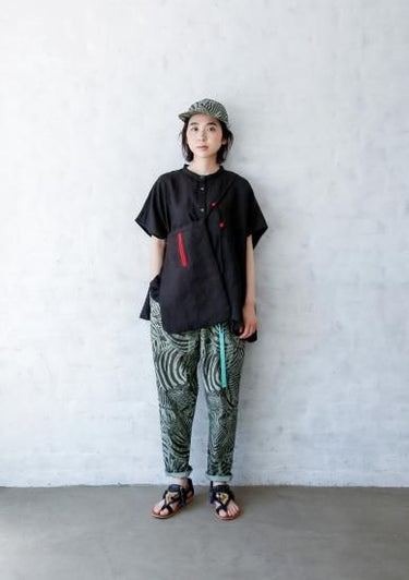 ★40%OFF★2023SS★michirico ミチリコ Big pocket belt ブラック MR23SS-33(kids/womens)