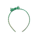 ★50%OFF★2023SS★tinycottons タイニーコットンズ CHECK HAIRBAND light cream/pine green SS23-347