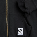★BASIC★mini rodini ミニロディーニ Basic solid zip hoodie Black