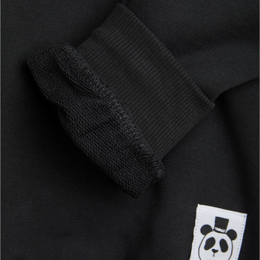 ★BASIC★mini rodini ミニロディーニ Basic solid zip hoodie Black