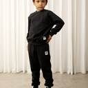 ★BASIC★mini rodini ミニロディーニ Basic solid sweatshirt Black