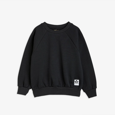 ★BASIC★mini rodini ミニロディーニ Basic solid sweatshirt Black