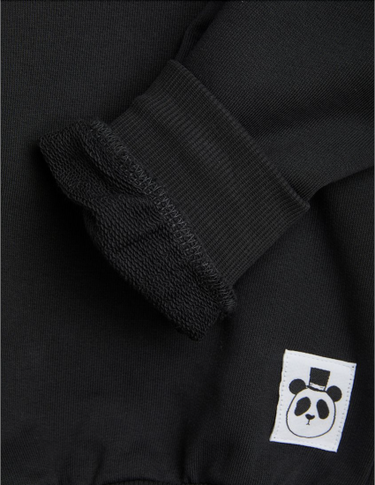 ★BASIC★mini rodini ミニロディーニ Basic solid sweatshirt Black