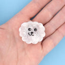 Coucou Suzette ククシュゼット Bichon Mini Hair Claw ふわふわ犬 ヘアクリップ